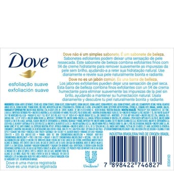 Jabón Pastilla Individual Dove Exfoliante 90g