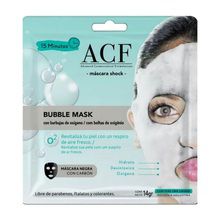ACF Máscara Facial Bubble Mask Con Burbujas De Oxígeno