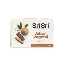Jabon Ayurvédico Vegetal Sri Sri Con Sandalo 100g
