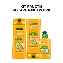 Kit Fructis Recarga Nutritiva Shampoo Acondicionador y Crema