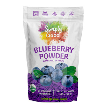 Simply Good Blueberry Powder Arándano En Polvo Orgánico X 120g