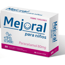 MEJORAL PARA NIÑOS 80 mg comp.mast.x 20