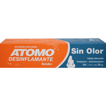 ATOMO DESINFLAMANTE GELDIC V.L.SIN OLOR gel x 30 g