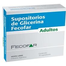 SUPOSITORIOS DE GLICERINA Ad.sup.x 10