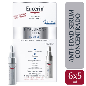 Sérum antiarrugas Eucerin HYALURON-FILLER + 3x Effect 6x5 ml