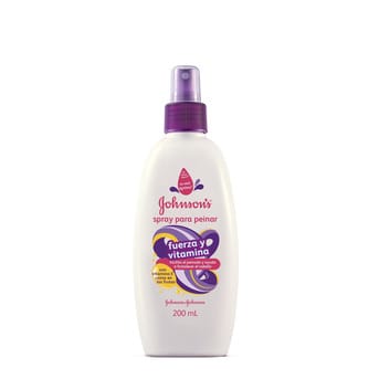 Pack shampoo + acondicionador + spray fuerza y vitamina, Johnson's