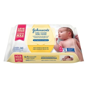 Toallitas Húmedas Johnson's Baby Recién Nacido 96un