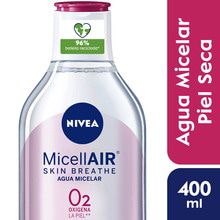 Agua micelar NIVEA Skin Breathe piel seca 400 ml