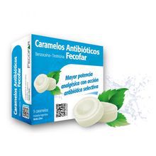 CARAMELOS ANTIBIOTICOS FECOFAR blister caram.x 9