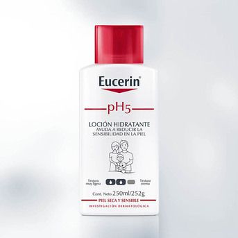 Loción corporal hidratante pH5 Eucerin x 250ml