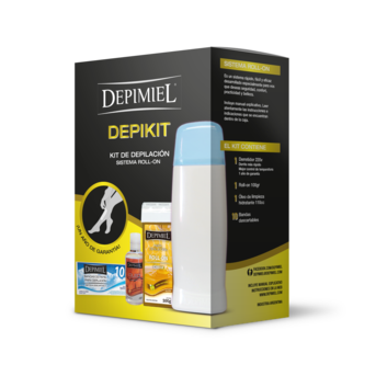 Kit Depilatorio Depimiel Sistema Roll-On Depikit