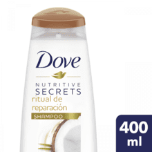 Shampoo DOVE Ritual de Reparación Coco y Cúrcuma 400ml