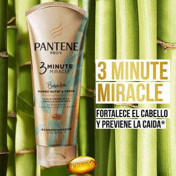 Acondicionador 3 Minute Miracle Pantene Pro-V Bambú 170 ml