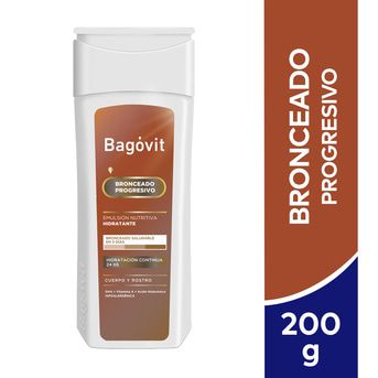 Emulsión Autobronceante Bagóvit Hidratante 200g