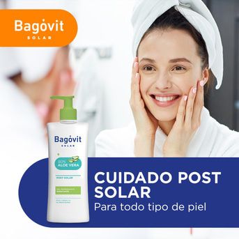 Gel Post Solar Refrescante Bagóvit con Aloe Vera al 80%  por 350 gr