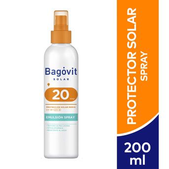 Protección Solar Fps20 Bagóvit Spray 200g