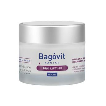 Crema Facial Bagovit Pro Lifting Noche 55gr Piel Seca