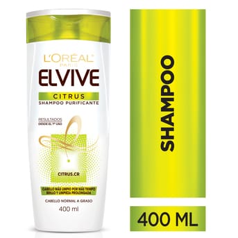 Shampoo Purificante Elvive Citrus 400ml