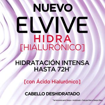 Shampoo Hidra Hialurónico Elvive L´Oréal Paris 400ml