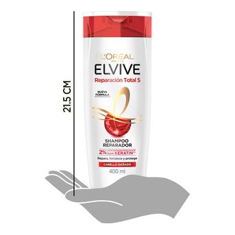Shampoo Elvive Reparación Total 5 Cica-Repair 400ml