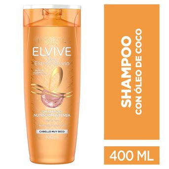 Shampoo Nutrición Intensa Elvive Óleo Extraordinario COCO 400ml