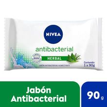 NIVEA Jabón Antibacterial Herbal 90g