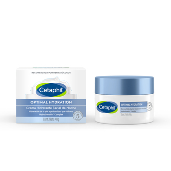 Cetaphil Crema Hidratante Facial Noche Optimal Hydration 48g