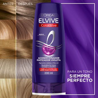 Acondicionador Color Vive Purple Elvive L´Oréal Paris 200ml