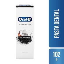 Pasta Dental Oral-B Natural Essence Aceite De Coco & Carbón 75 ml