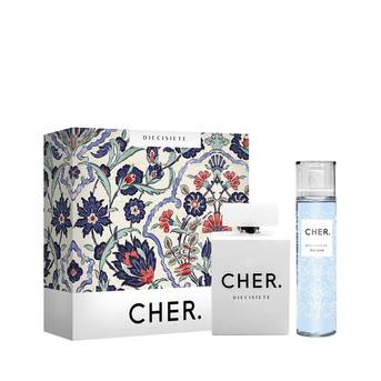 Set Perfume Mujer Cher Diecisiete 100ml + Body Splash 100ml