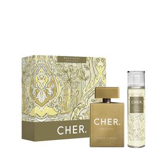 Set Perfume Mujer Cher Dieciseis Aurea Floral + Body Splash