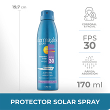 Protector Solar Dermaglós FPS30 Spray Continuo x170ml
