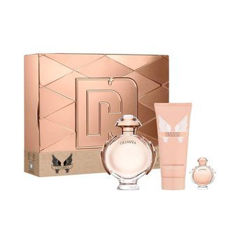 Set Perfume Mujer Paco Rabanne Olympea Edp 80ml + Bl + Mini