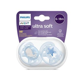 Chupete Ultra Soft Deco Philips Avent Scf528/01 6-18 M Nene Color Little  Star 6-18m Bebe Dreams Período de edad 6-18 meses