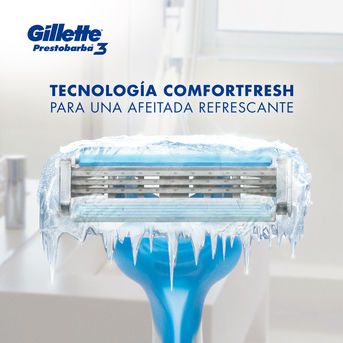 Afeitadora Reciclable Gillette Prestobarba3 Cool 2u