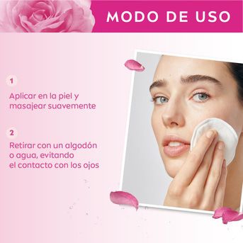 Leche y tónico micelar 2 en 1 NIVEA Rose Care 200 ml