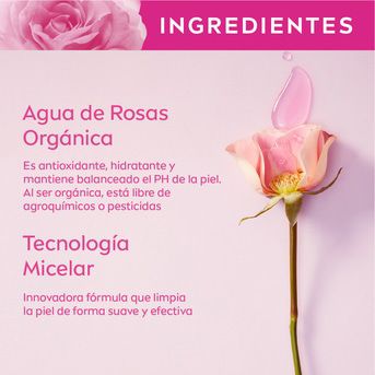 Leche y tónico micelar 2 en 1 NIVEA Rose Care 200 ml