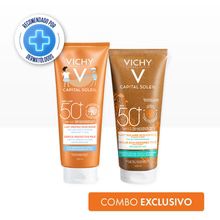 Kit Protector Solar Vichy Leche Niños Fps50 + Eco Milk