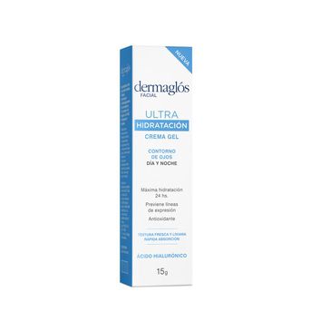 Contorno de Ojos Dermaglós Crema Gel Ultra Hidratación 15 gr