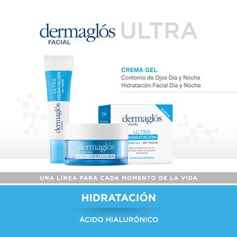 Contorno de Ojos Dermaglós Crema Gel Ultra Hidratación 15 gr