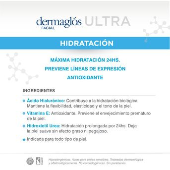 Contorno de Ojos Dermaglós Crema Gel Ultra Hidratación 15 gr