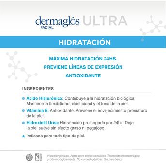 Crema Gel Dermaglós Dia y Noche Ultra Hidratacion 50g