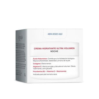 Crema Dermaglós Hidratante de Noche Ultra Volumen x50g
