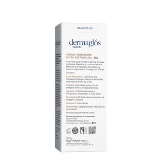 Crema Dermaglós Hidratante Día FPS30 Ultra Estructura x50g