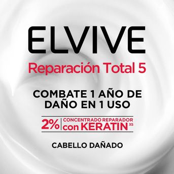 Shampoo 2 en 1 Reparación Total 5  Elvive L´Oréal Paris 400ml