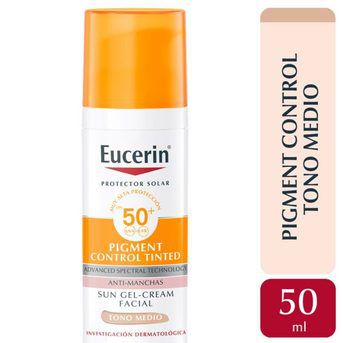 Protector solar Eucerin Pigment Control Tono medio x 50 ml
