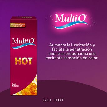 Gel Lubricante Íntimo Multi-O Hot Efecto Calor 50g