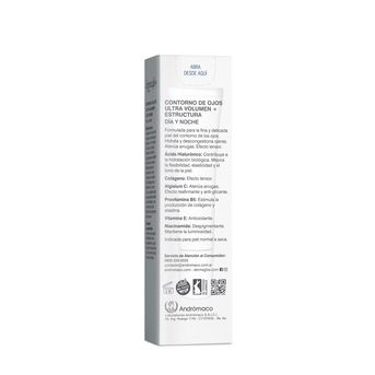 Crema Dermaglós Contorno Ojos Ultra Volumen y Estructura 15g