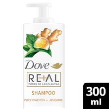 Shampoo Dove Real Poder De Las Plantas Purificación + Jengibre 300ml