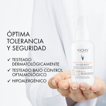 Protector Solar Antiedad Vichy Capital Soleil UV Age FPS50+ Fluido